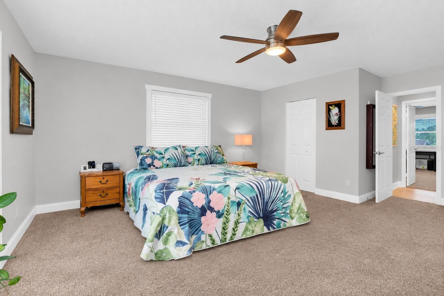 The primary suite is expansive and very relaxing. - 6501 MOCKINGBIRD WAY S, GULFPORT