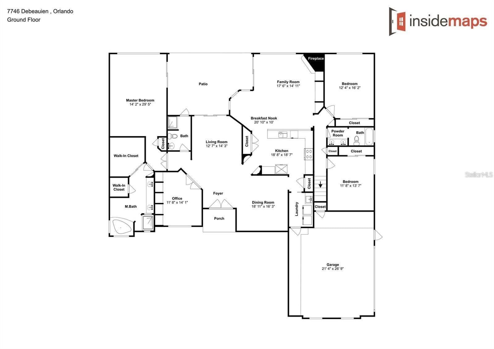 Single Family Residence at 7746 DEBEAUBIEN DR, ORLANDO, photo 44 of 44