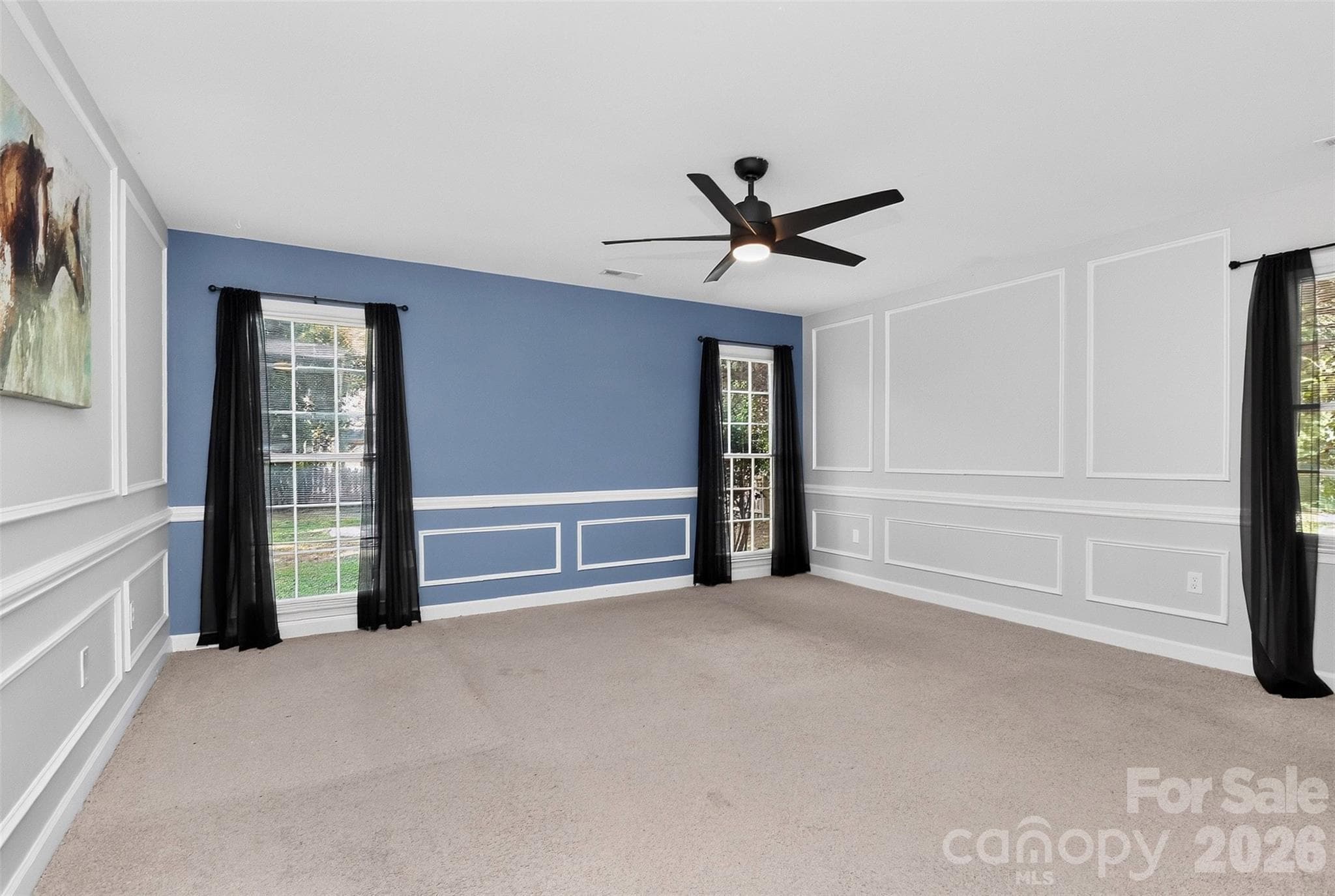 Primary bedroom - 4015 Thistledown Court, Charlotte