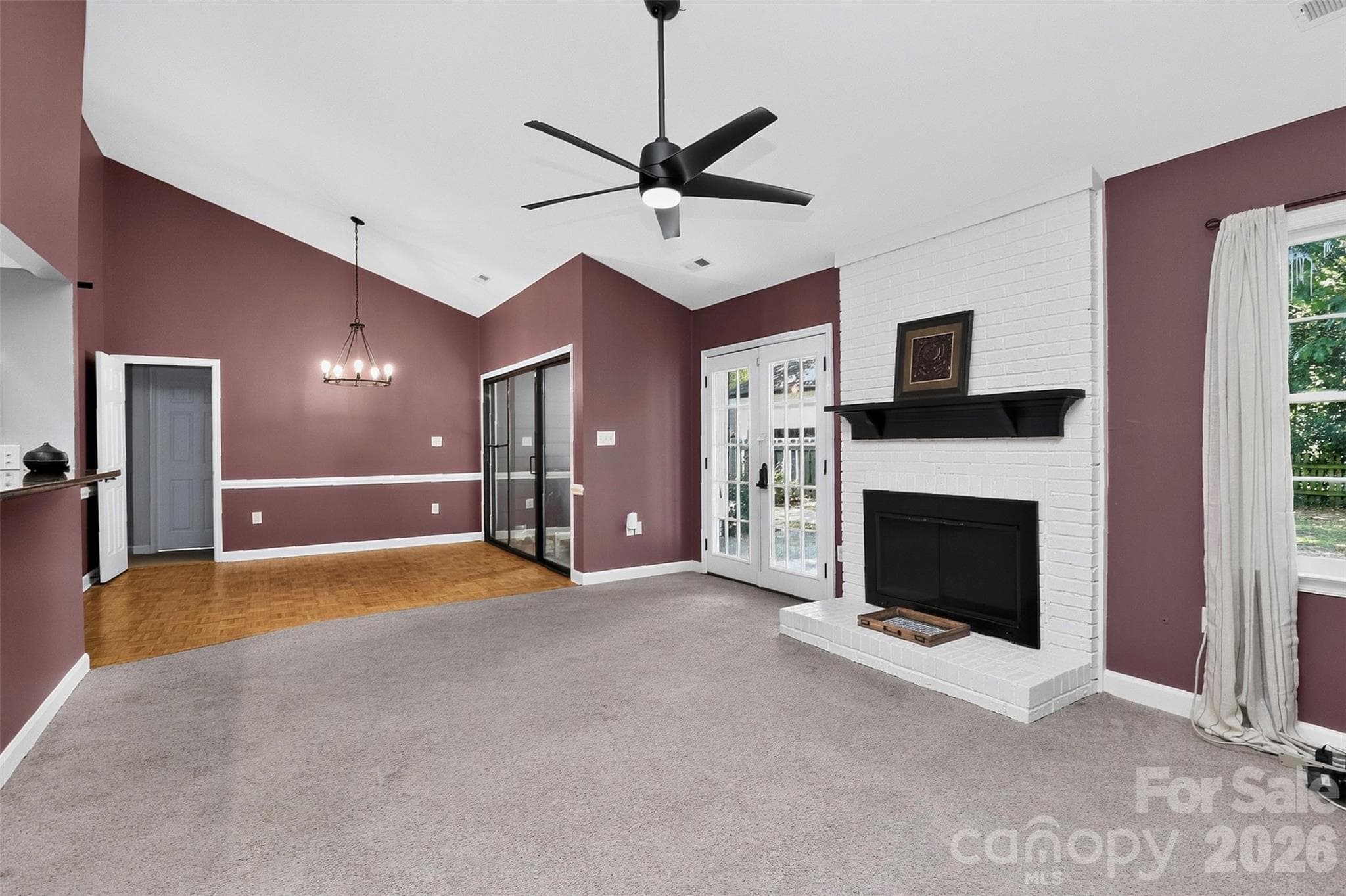 Family room - 4015 Thistledown Court, Charlotte