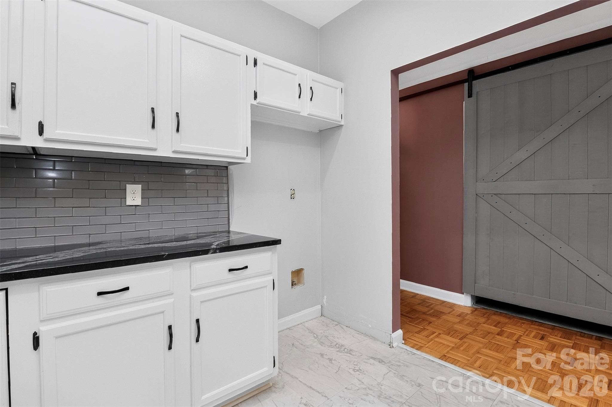 Kitchen view - 4015 Thistledown Court, Charlotte