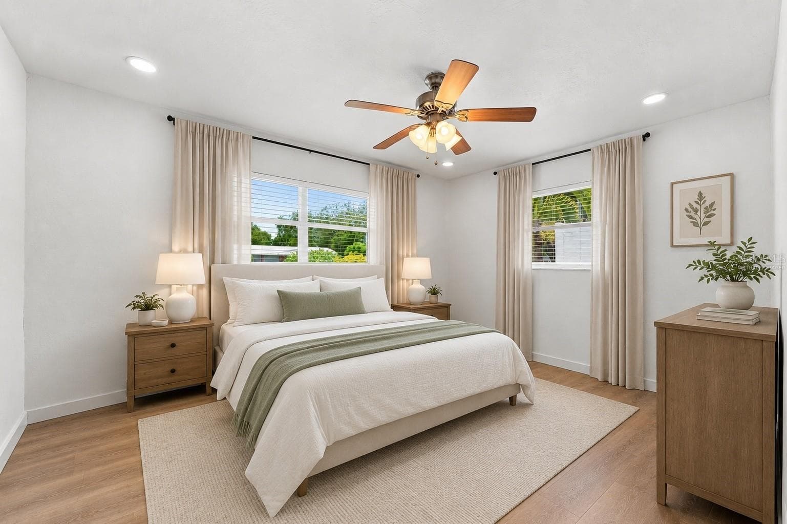 Virtually staged Guest room - 933 41ST AVE NE, ST PETERSBURG