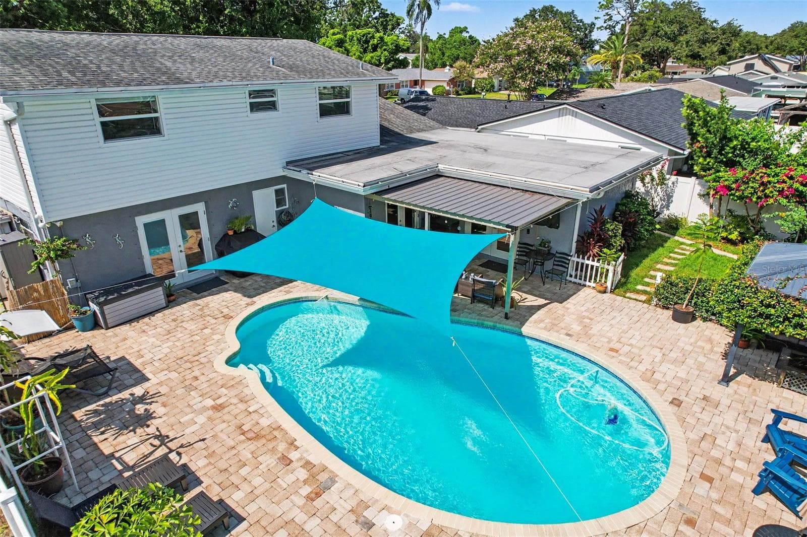 Birdseye overview. Look at all the space in the backyard. (What kind of bird?) - 12321 82ND AVE, SEMINOLE