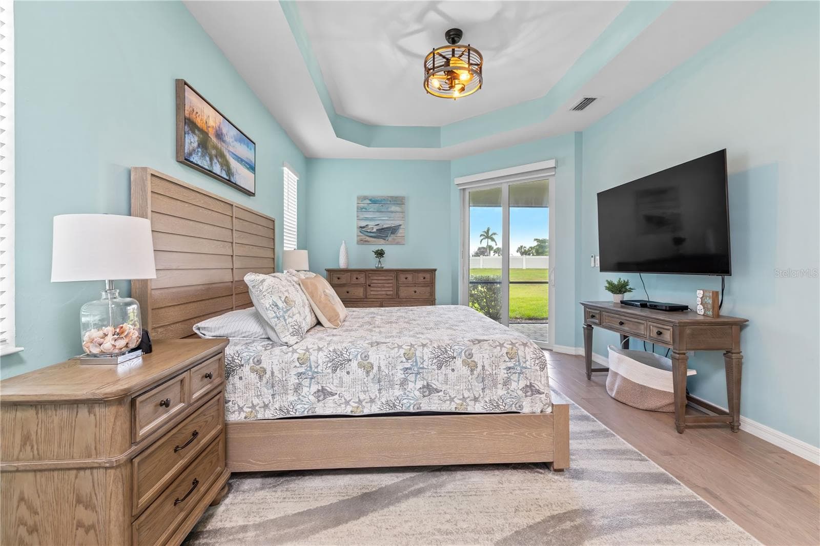 Owner's Suite with Patio Doors to the outside Lanai - 17420 JADESTONE CT, VENICE