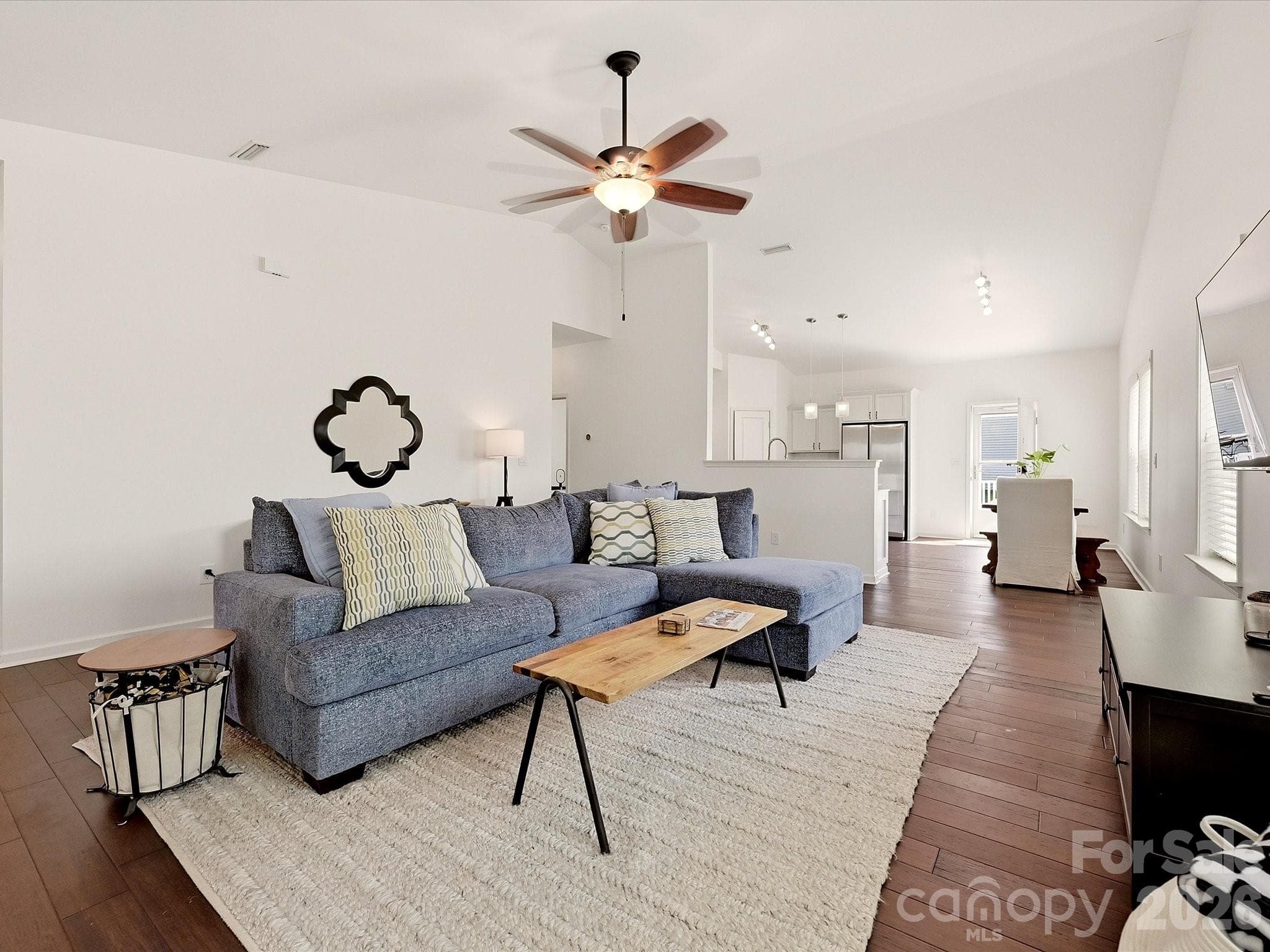 A bright open floor plan is ideal for gatherings - 216 Austin Field Court, Mount Holly