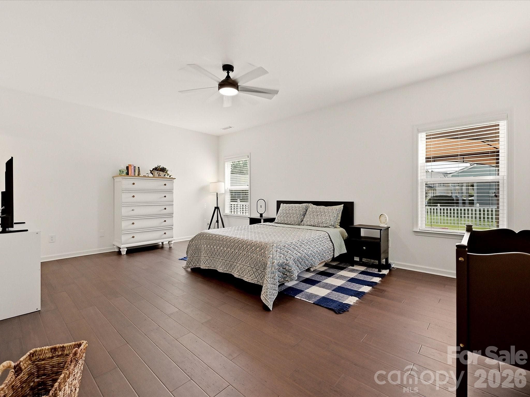 Nine foot ceilings grace the Owner's suite - 216 Austin Field Court, Mount Holly