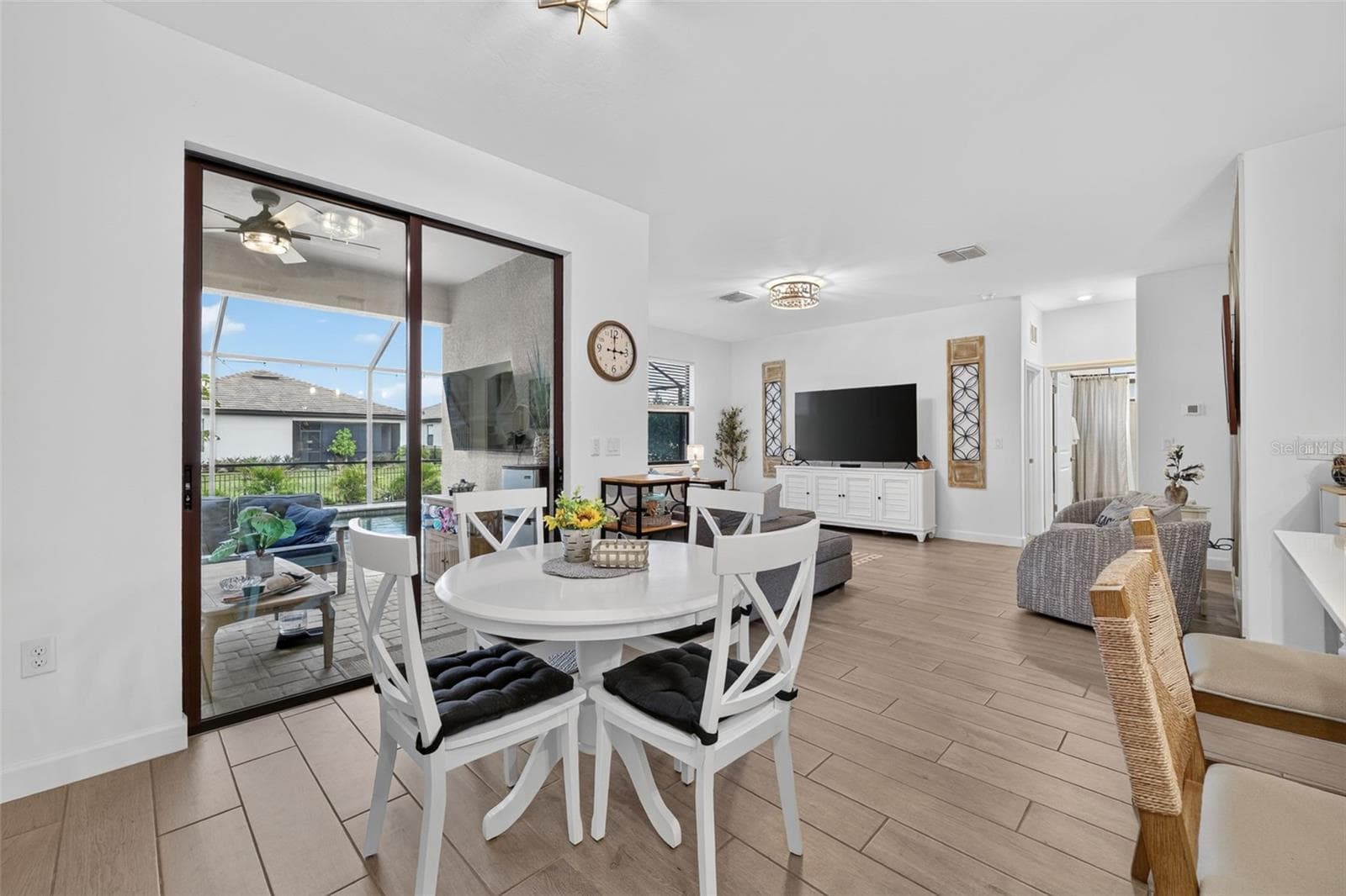 Kitchen Open to Dinette and Family Room - 15008 MISTY WATER XING, BRADENTON
