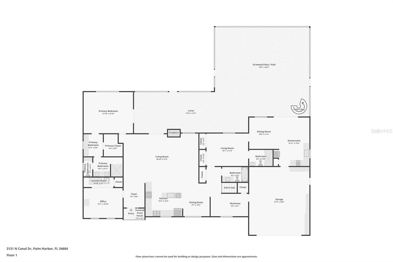 First Floor - 3131 N CANAL DR, PALM HARBOR