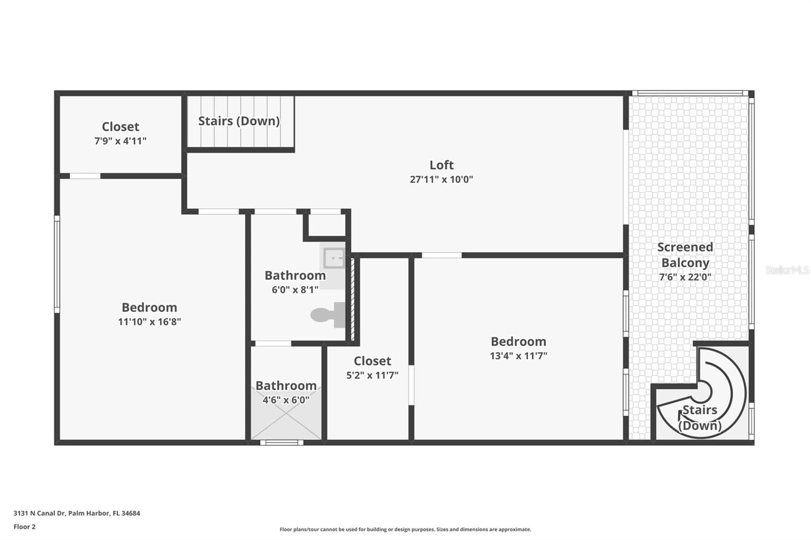 Second Floor - 3131 N CANAL DR, PALM HARBOR