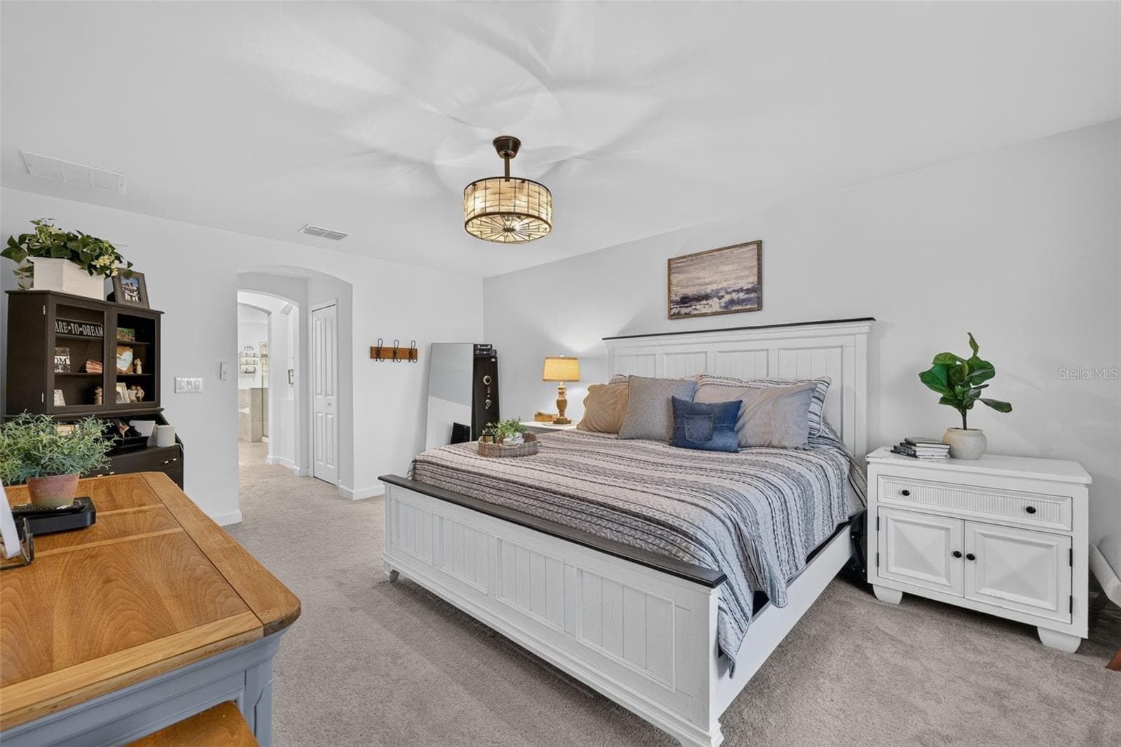 Second Floor Primary Bedroom with Two Walk In Closets and Ensuite Bathroom - 15008 MISTY WATER XING, BRADENTON