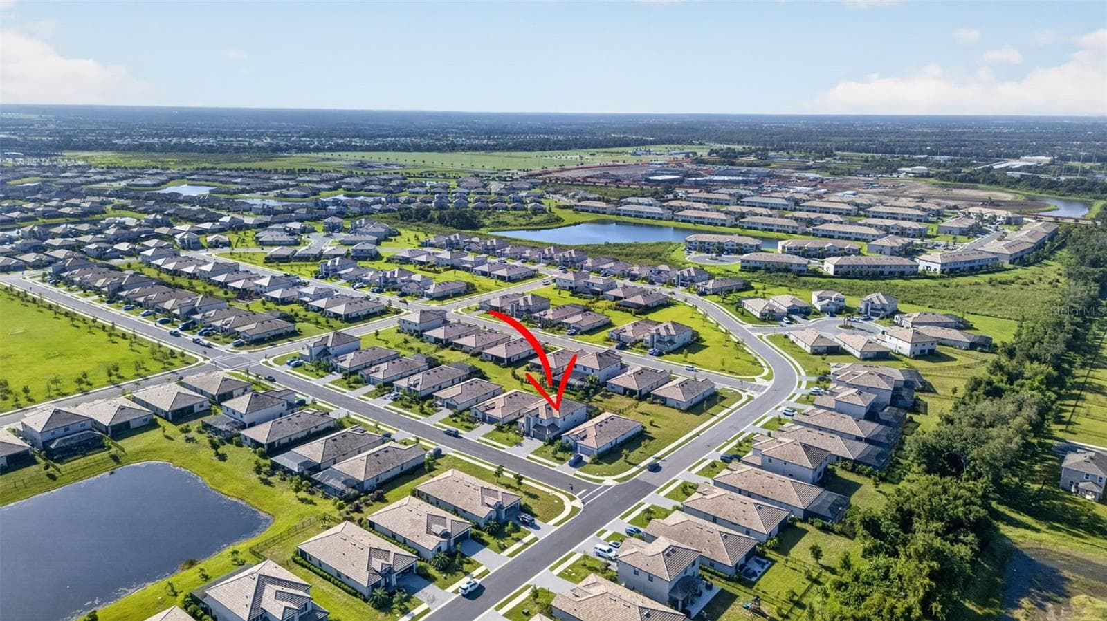 Aerial View of 15008 Misty Water Xing - 15008 MISTY WATER XING, BRADENTON