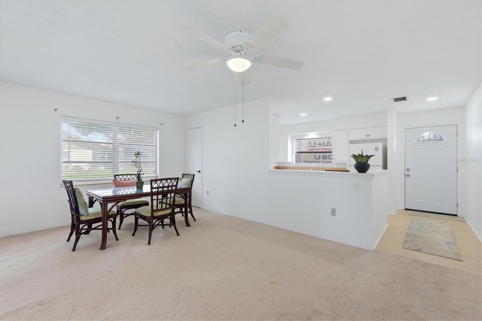 Dining table location is flexible to your preferred layout. U-Haul not included. - 4538 PAWNEE TRL #197, SARASOTA