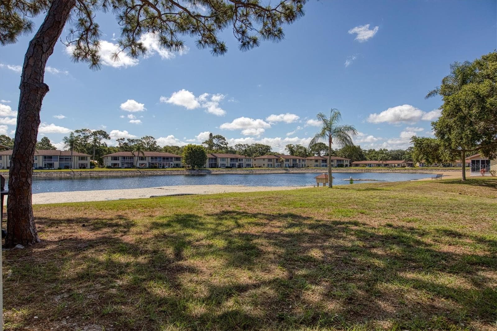 Lake Tippecanoe behind the Community Clubhouse and Pool - 4538 PAWNEE TRL #197, SARASOTA