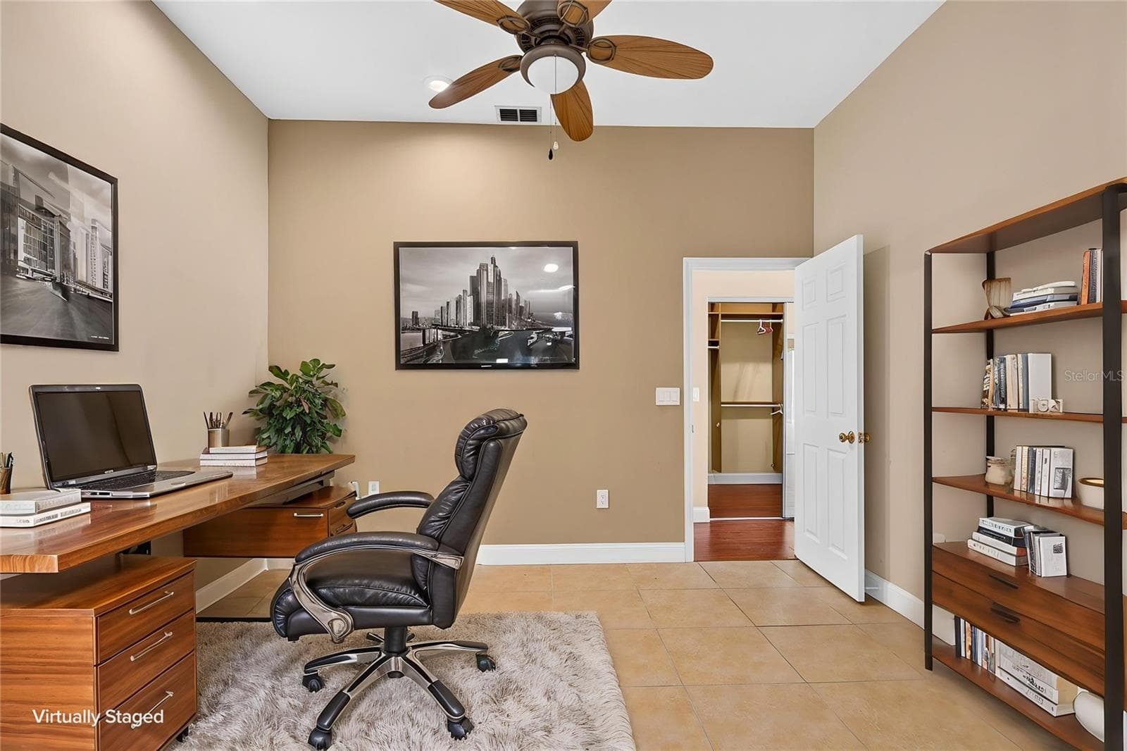 staged office - 5410 61ST ST E, BRADENTON