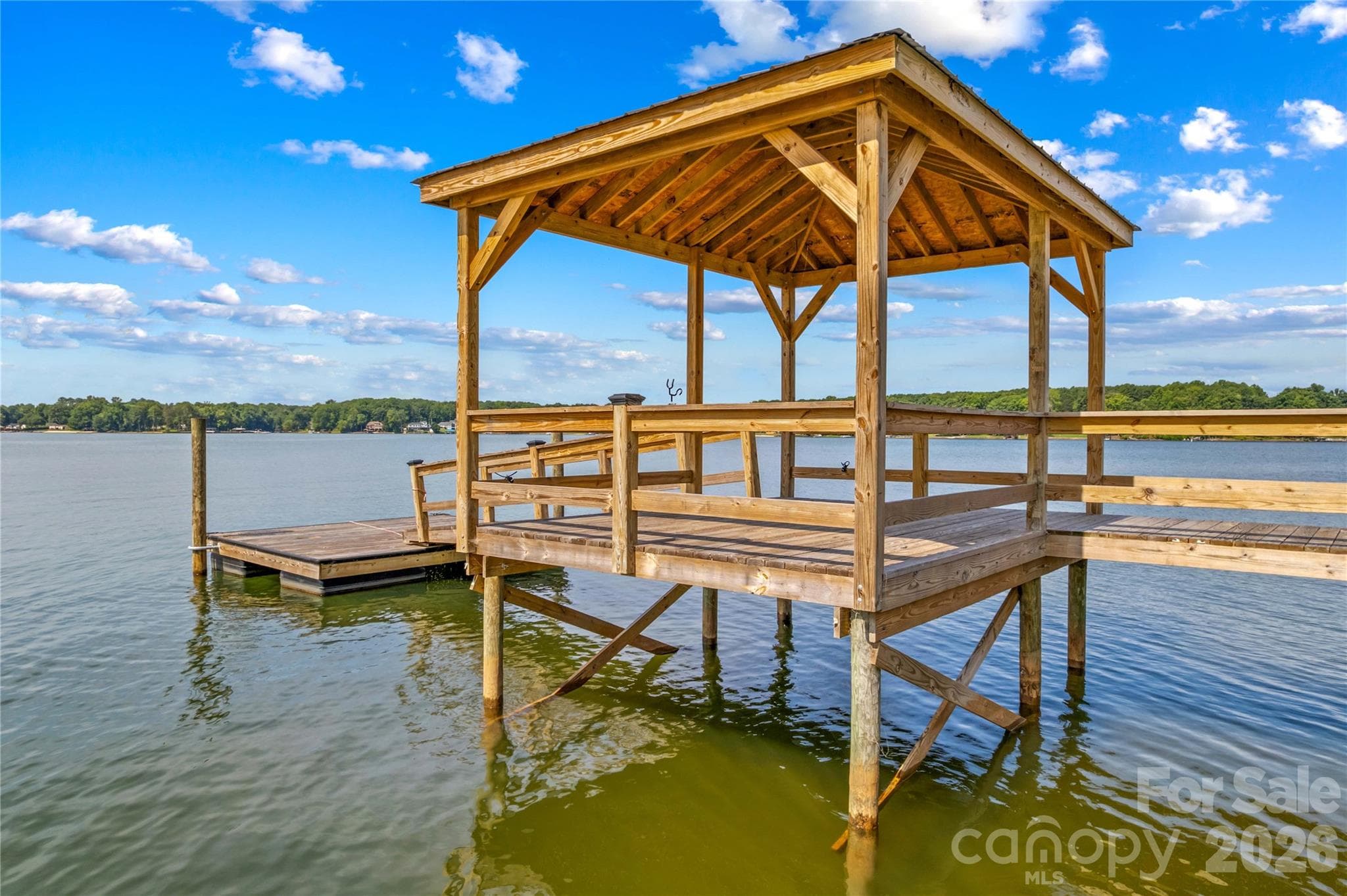 Covered Gazebo at Pier - 7152 Channelview Drive, Sherrills Ford
