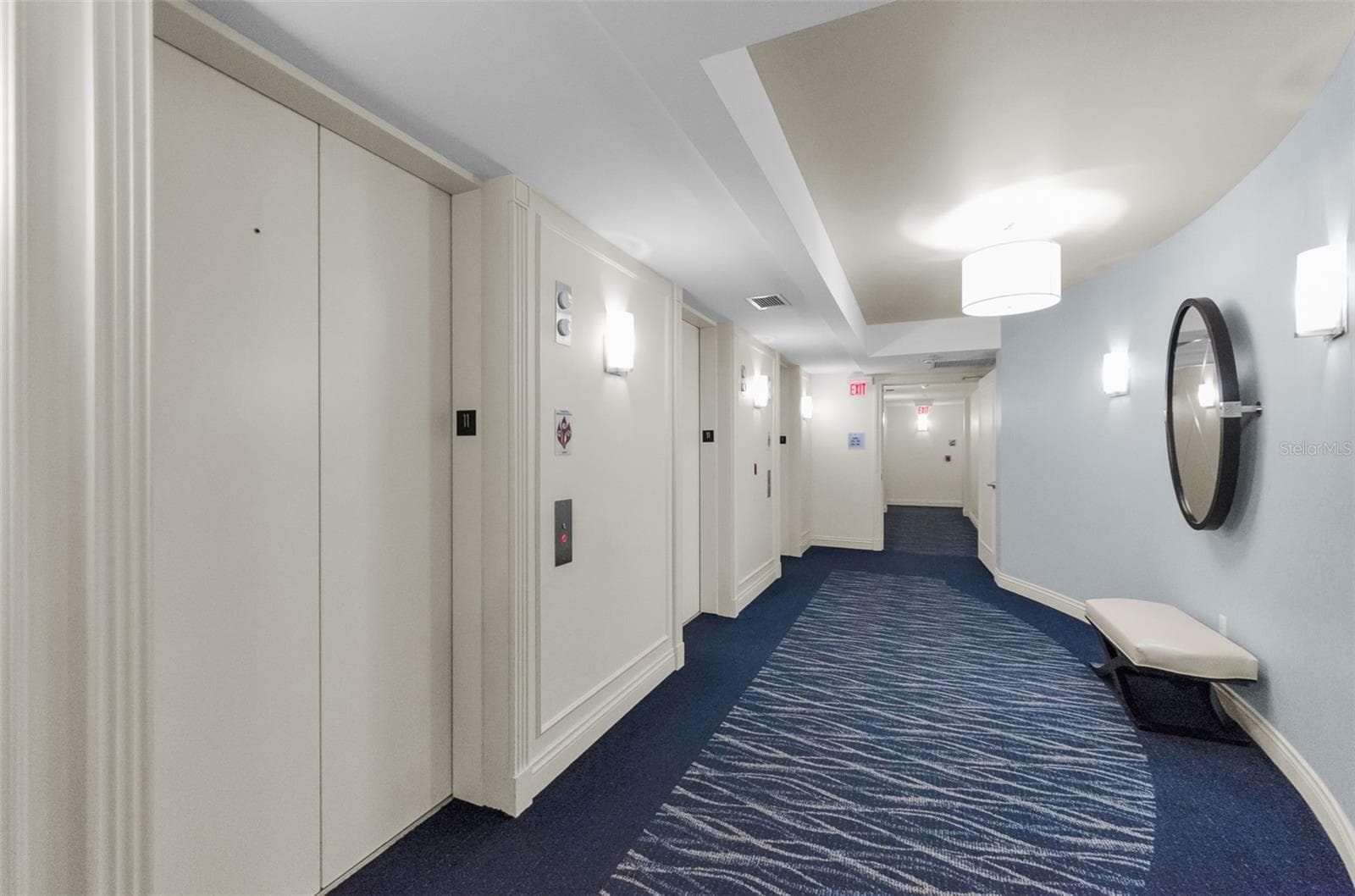 comfortable hallway area - 331 CLEVELAND ST #1101, CLEARWATER