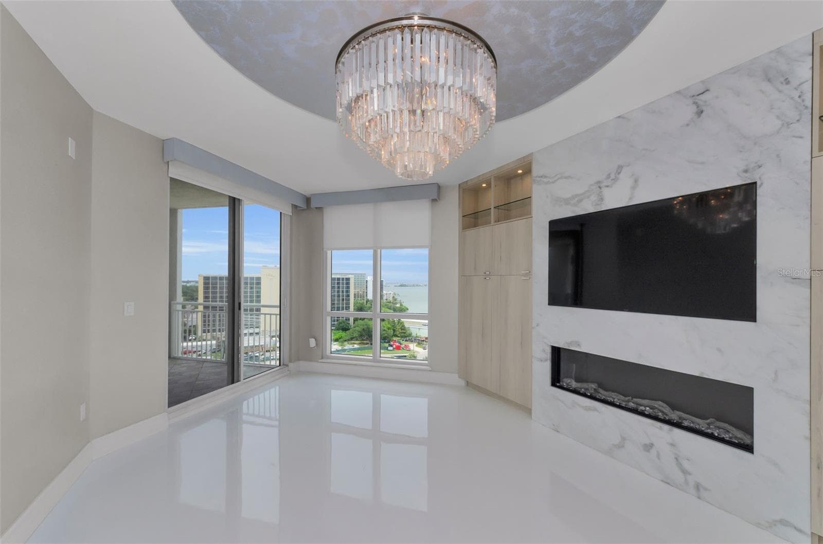 enjoy your relaxing TV or fireplace setting - 331 CLEVELAND ST #1101, CLEARWATER