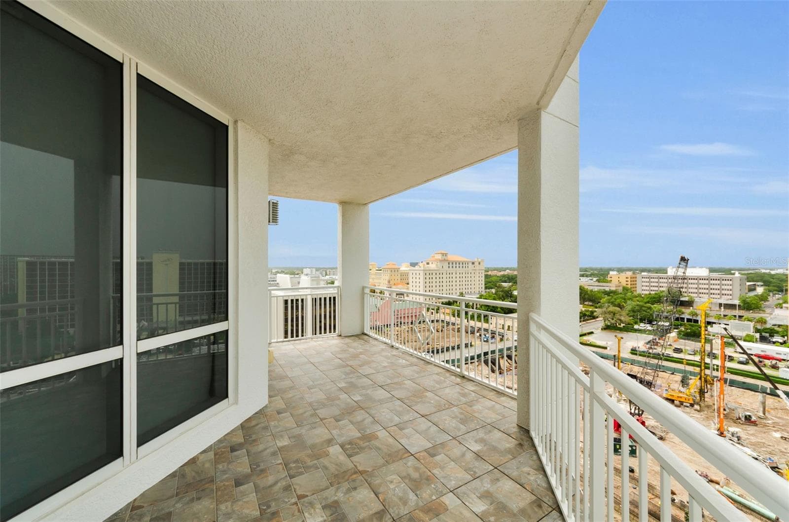 spacious largest terrace of the tower floor plans - 331 CLEVELAND ST #1101, CLEARWATER