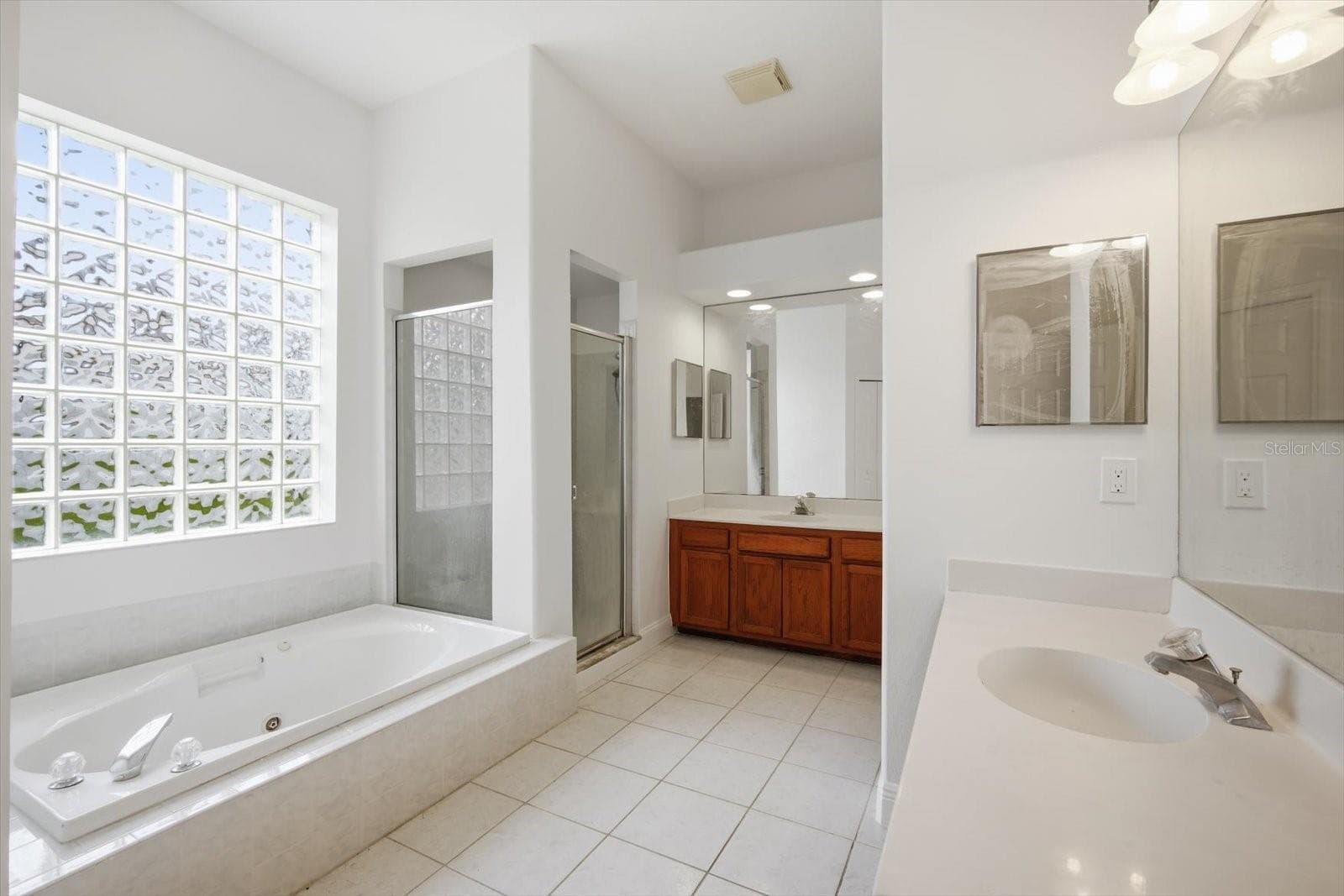 Primary Bathroom - 14902 DEVONSHIRE WOODS PL, TAMPA