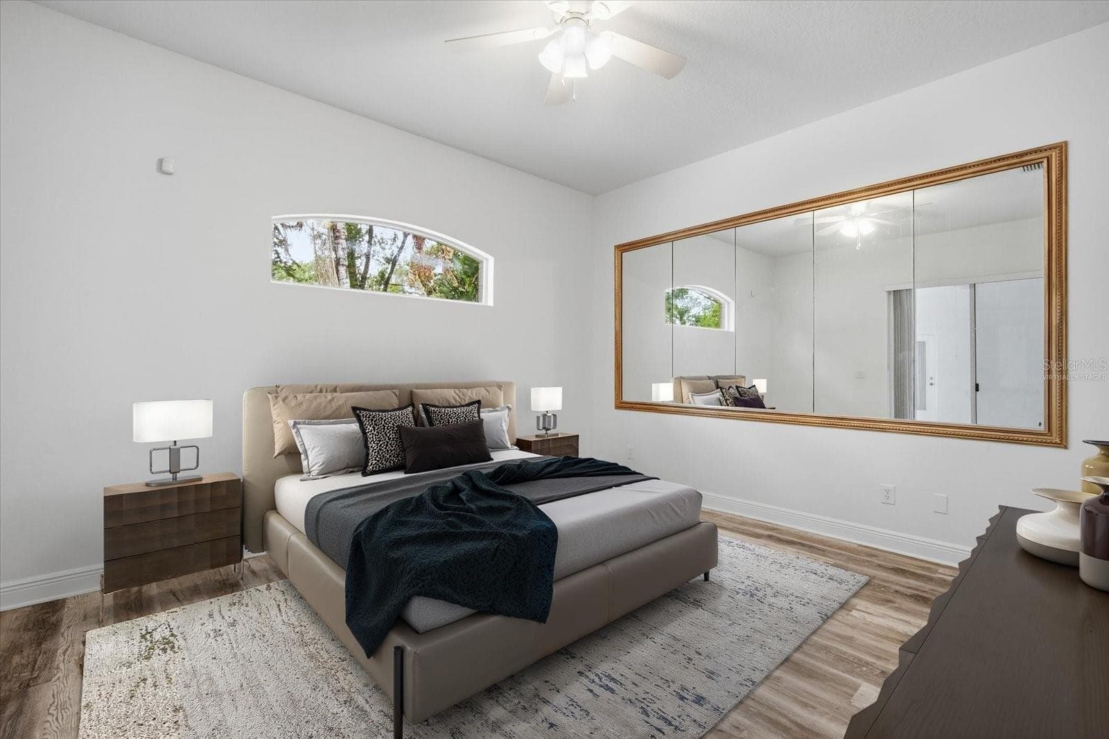 Virtually Staged Primary Bedroom - 14902 DEVONSHIRE WOODS PL, TAMPA