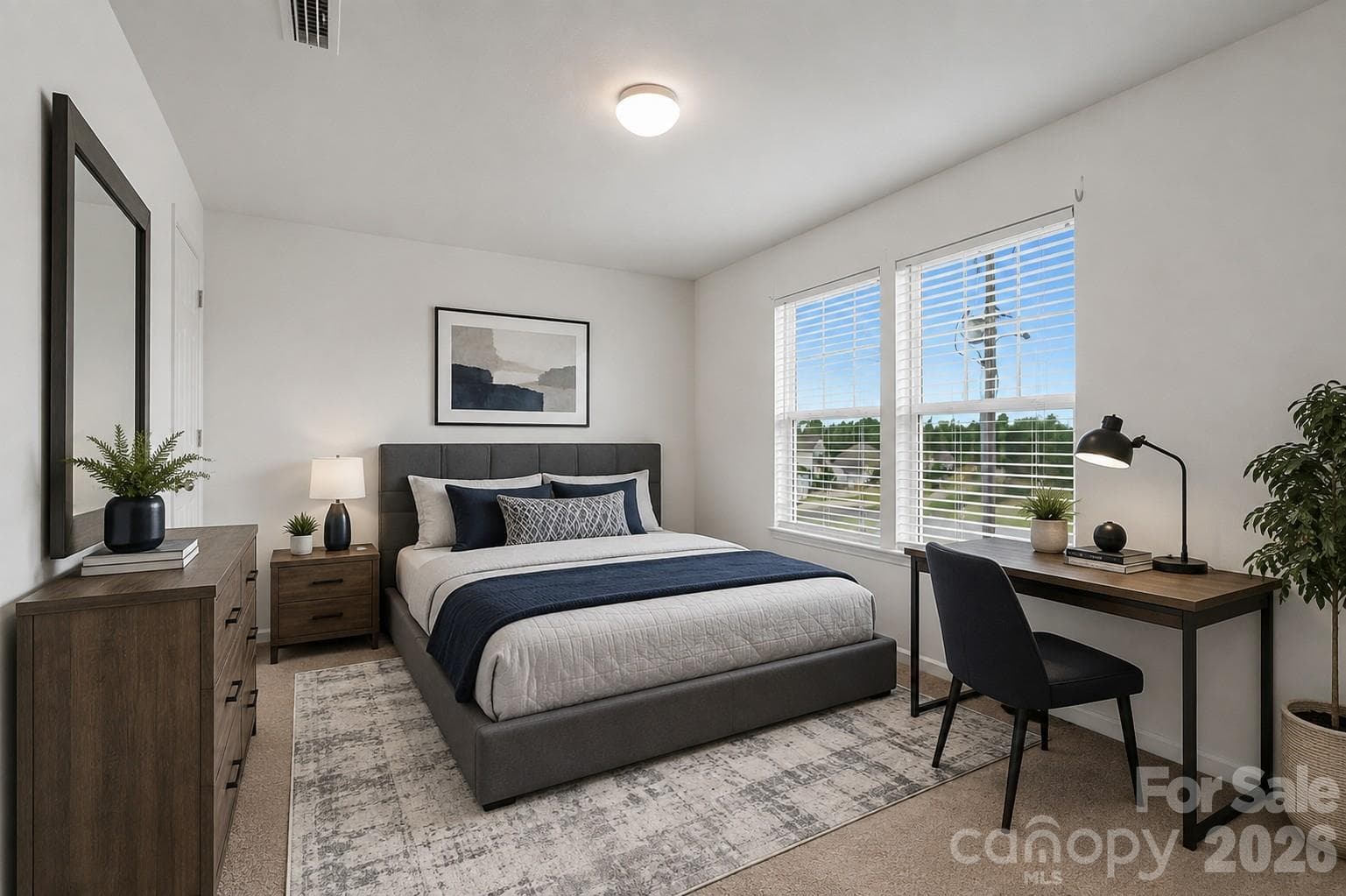 bedroom 3 (virtually staged) - 427 Amberly Circle, Pageland
