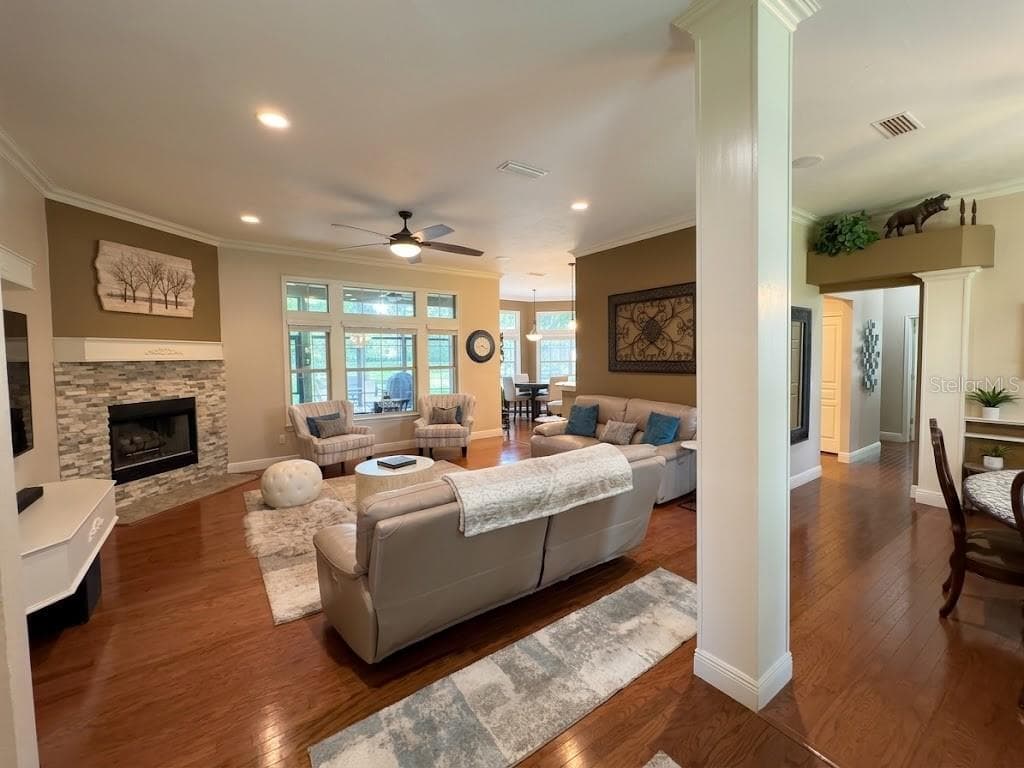 Family Room - 20273 NW 251ST TER, HIGH SPRINGS