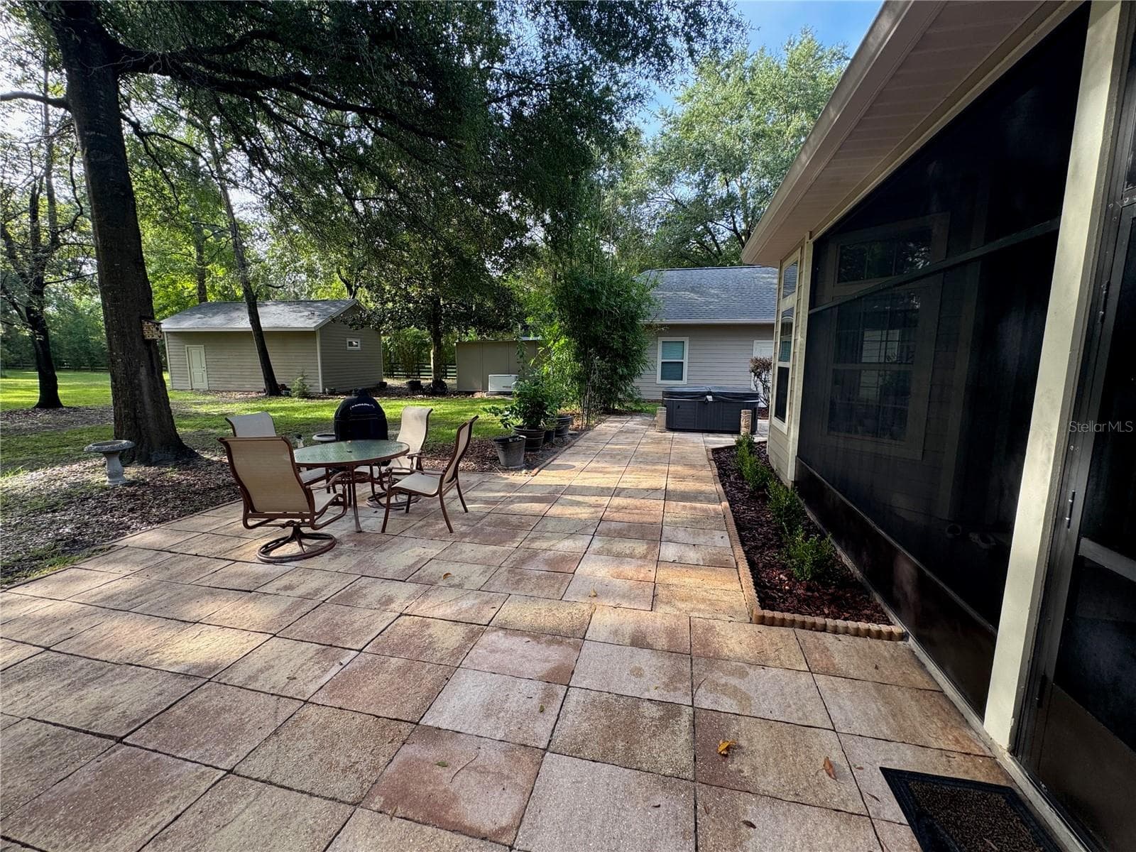 Paver outside Lanai - 20273 NW 251ST TER, HIGH SPRINGS
