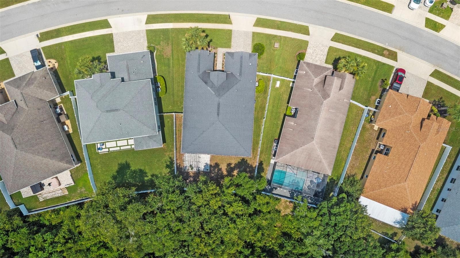 Aerial - 19714 LONESOME PINE DR, LAND O LAKES