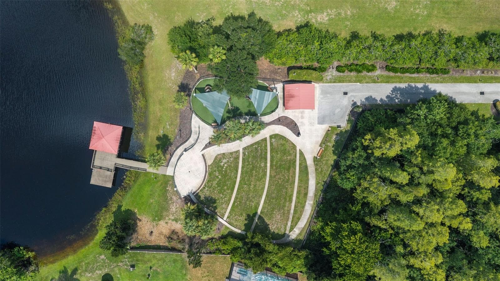Aerial - 19714 LONESOME PINE DR, LAND O LAKES