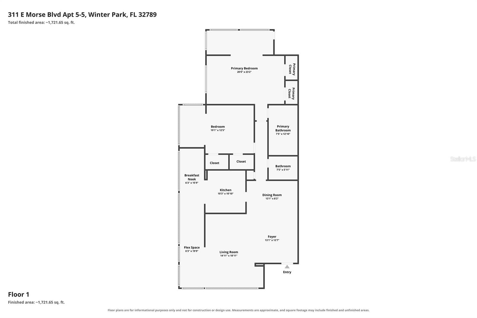 Floor Plan - 311 E MORSE BLVD #4-5, WINTER PARK