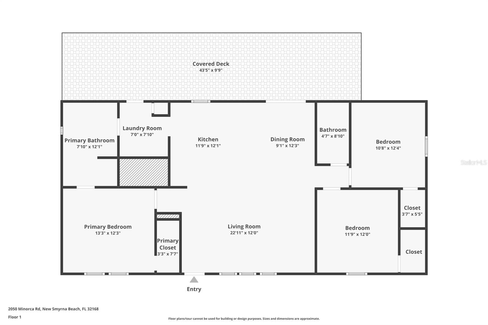 Floorplan - 2050 MINORCA RD, NEW SMYRNA BEACH