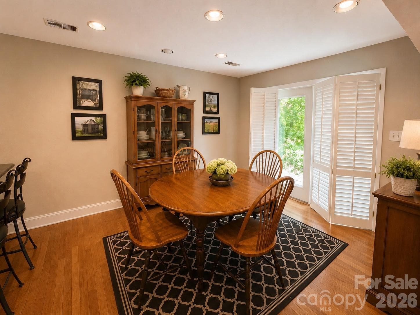 Step out to the deck for a great golf course view. - 4821 Elmhurst Drive NE, Hickory