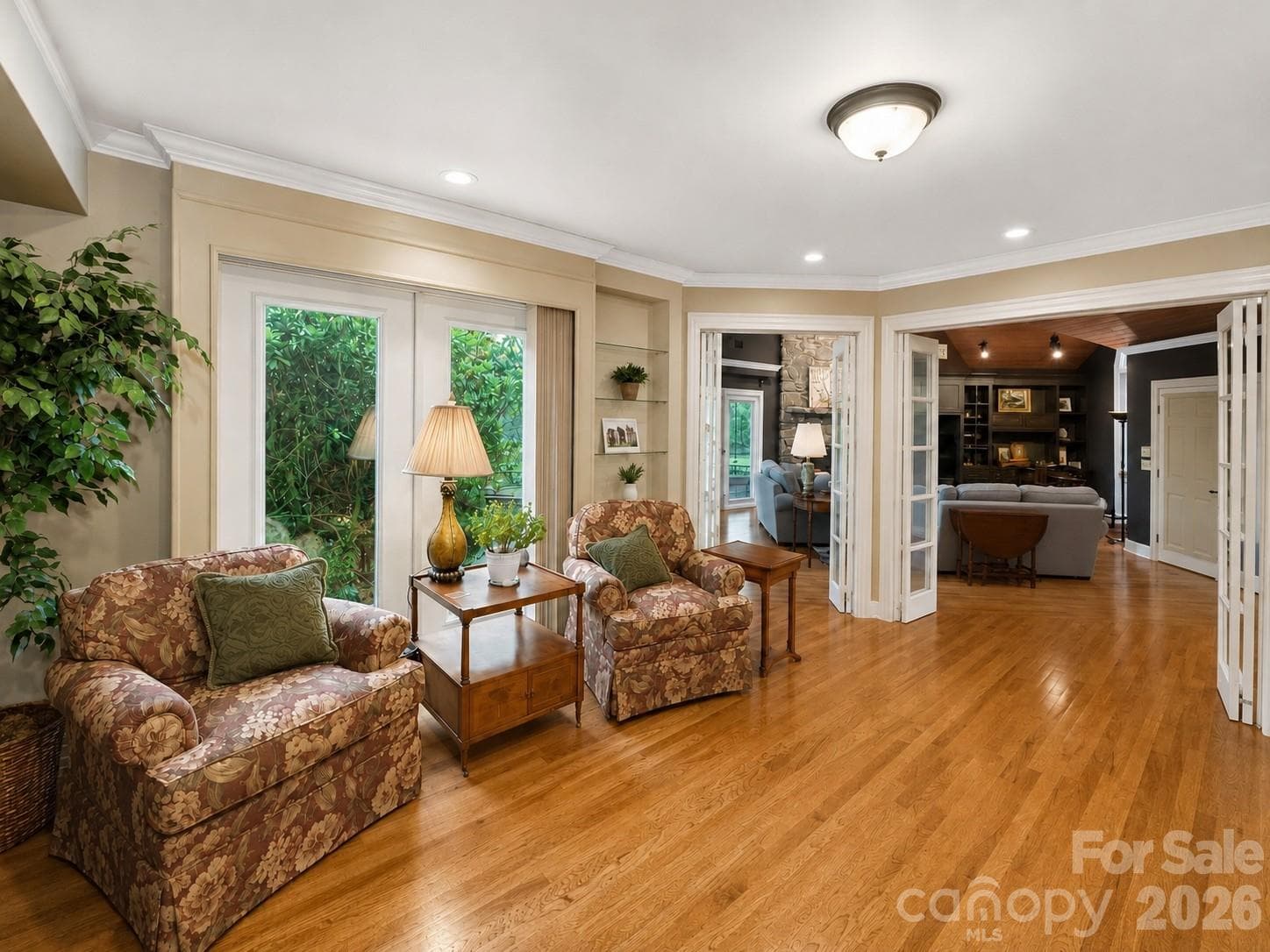 Step out to the deck for a great golf course view. - 4821 Elmhurst Drive NE, Hickory