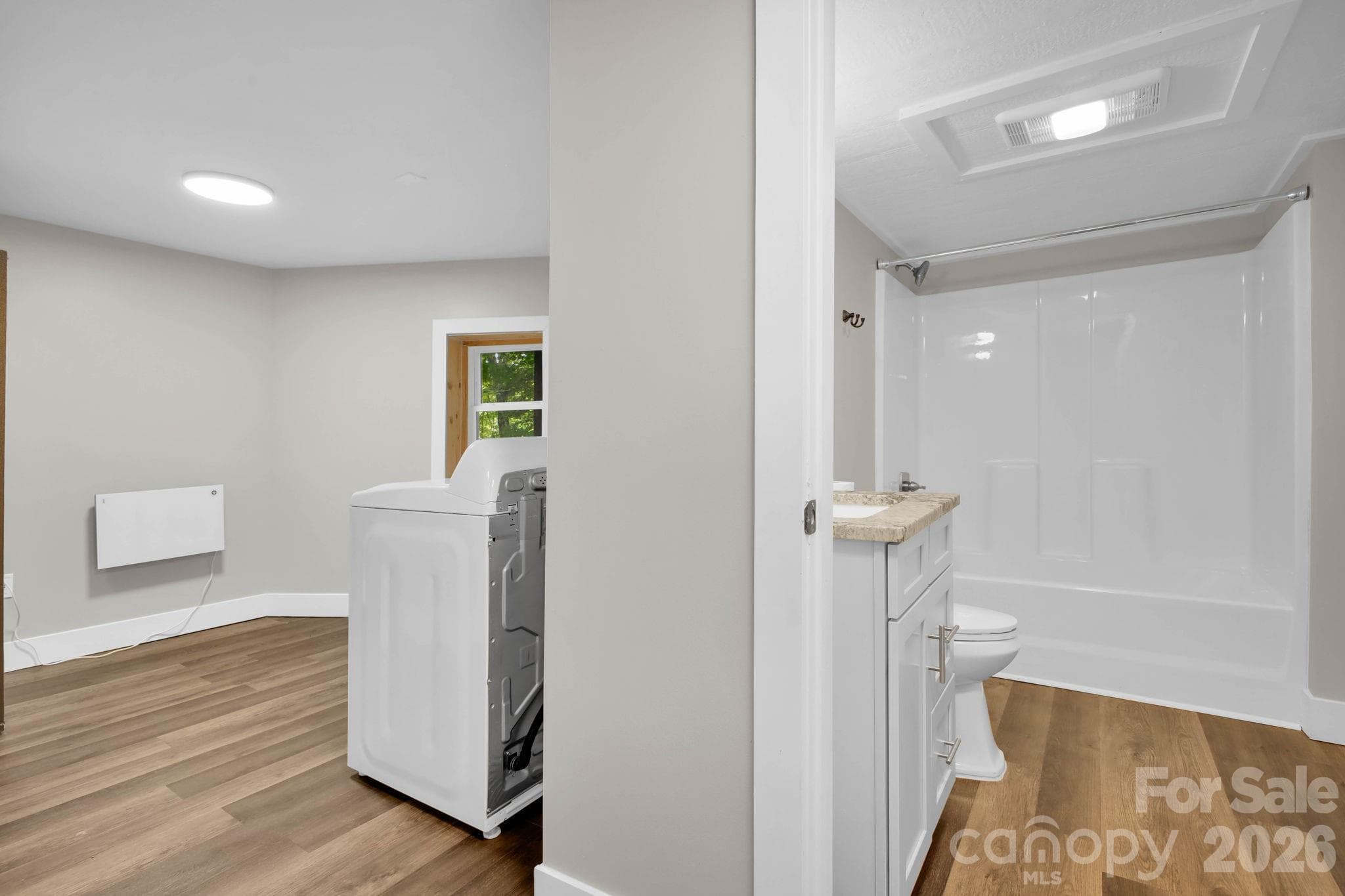 Downstairs Laundry and Full Bathroom - 119 Beechwood Lane, Beech Mountain