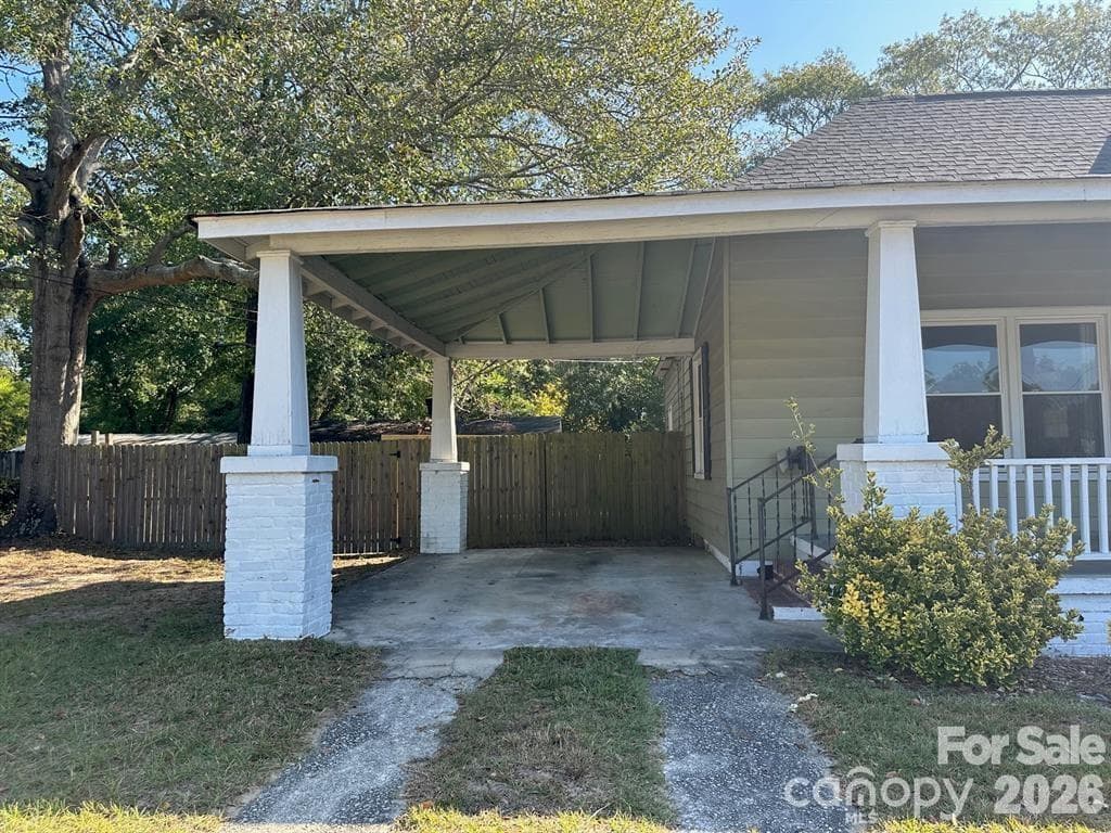 Carport - 102 N Minor Street, Kershaw