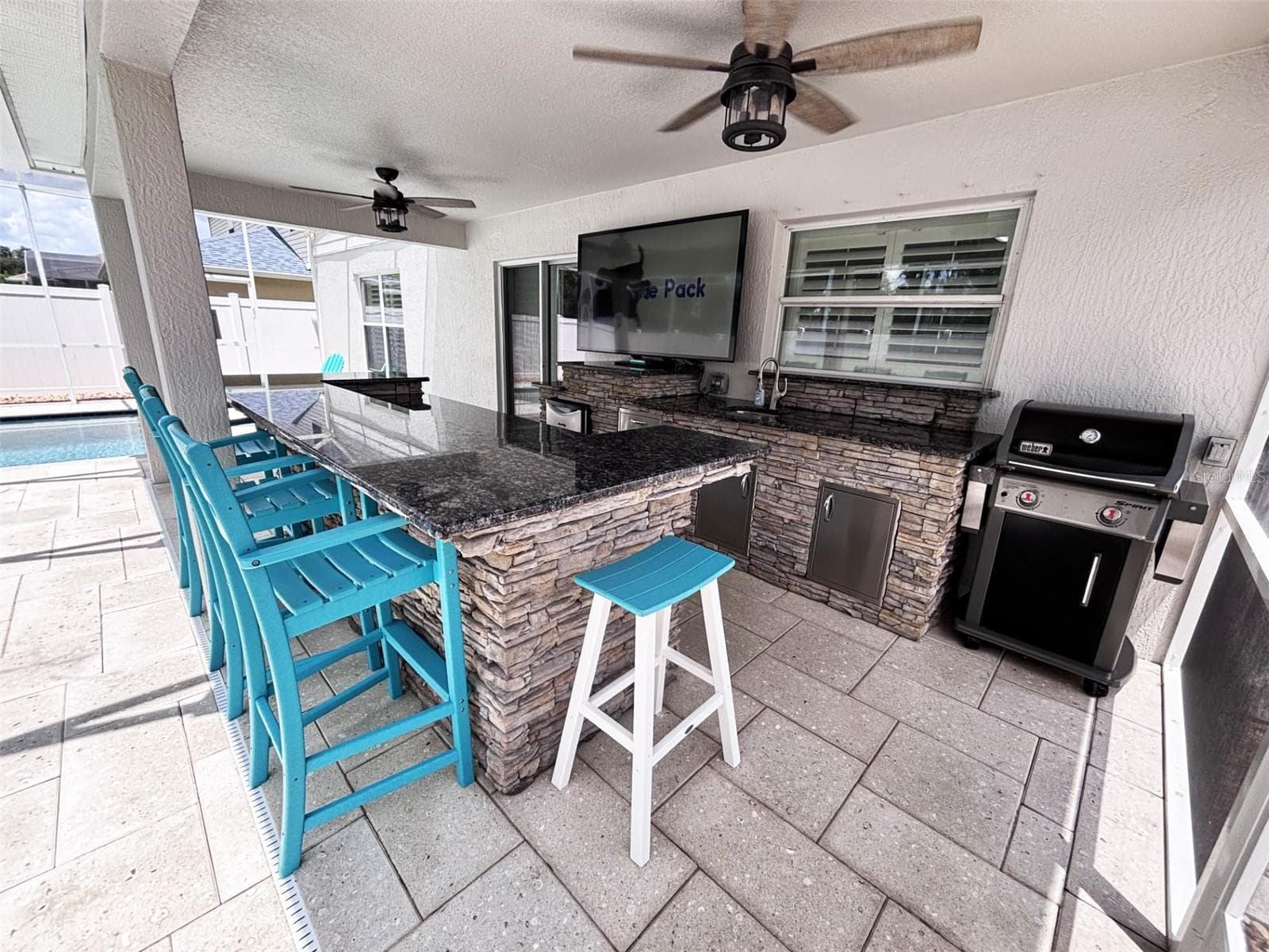 Summer kitchen - 552 AEOLIAN DR, NEW SMYRNA BEACH