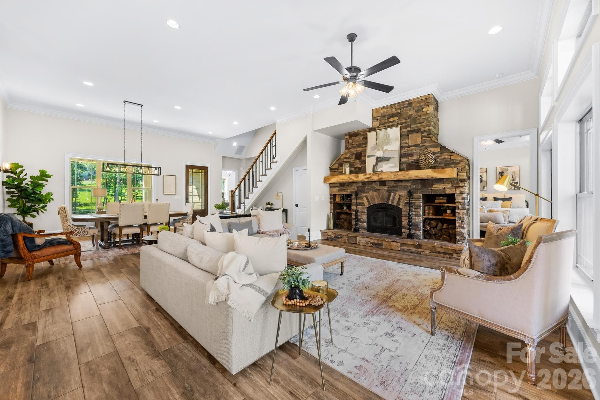 Tile floor throughout main open area - 6334 Long Island Road, Catawba