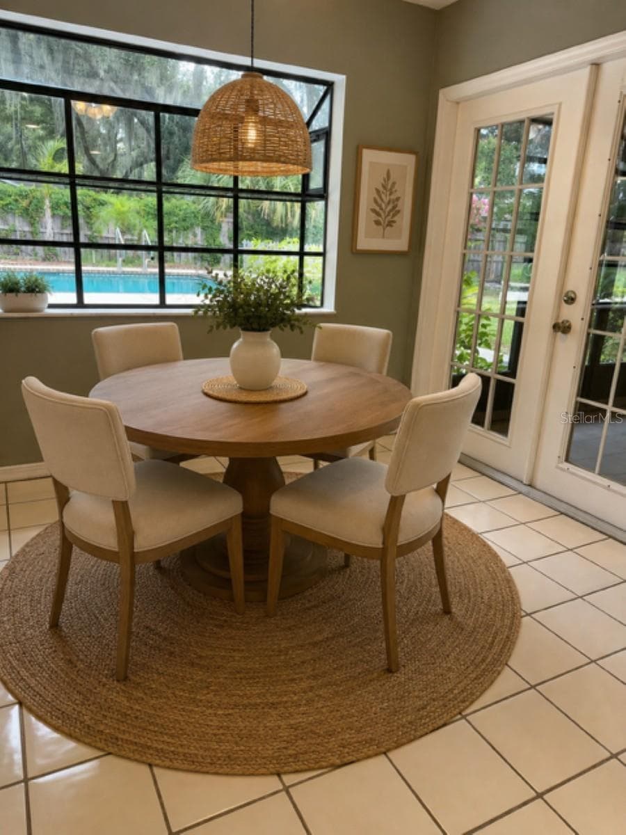 Dinette Virtually Staged - 226 COUNCIL BLUFFS DR, DELTONA