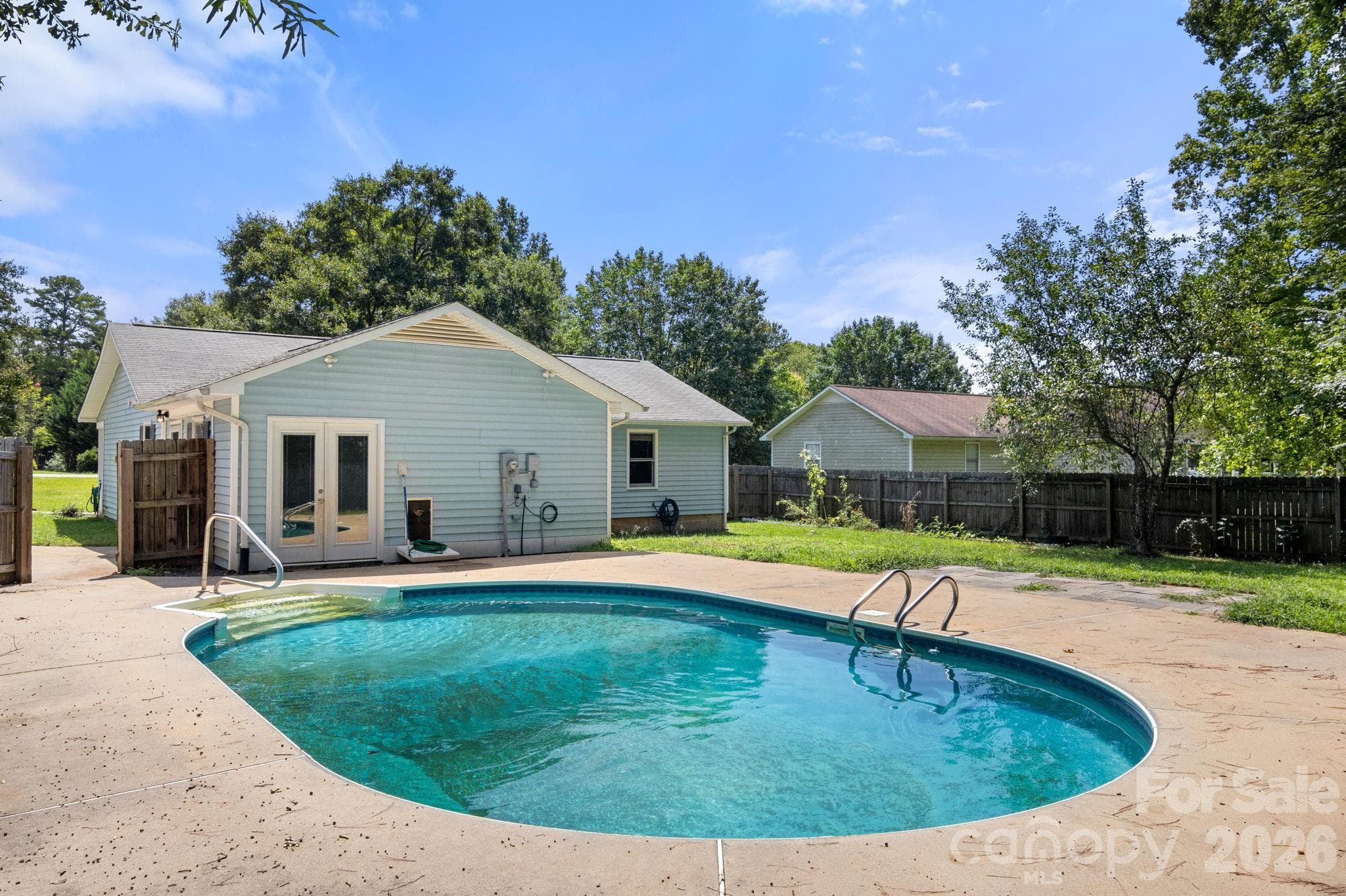 Beat the heat in your private pool featuring a new pool pump with transferrable warranty - 1820 Bridgewood Drive, Lancaster