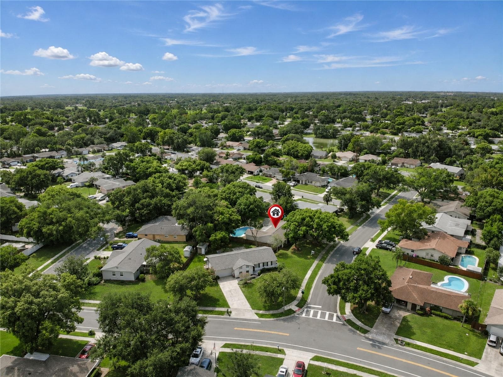 Bird Eyeview - 1442 CANTERBURY CIR, CASSELBERRY