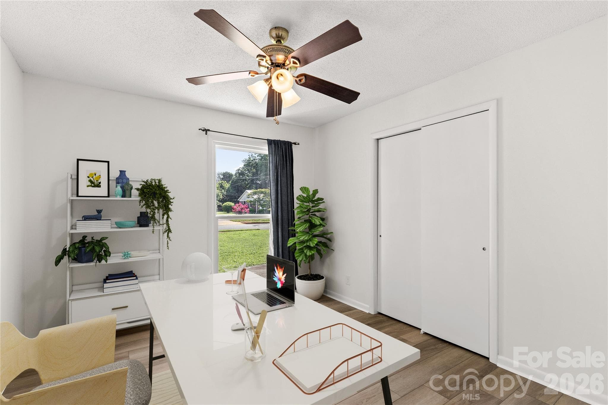 Virtually staged bedroom # 3. Would be a great space for a home office - 755 Emorywood Lane, Rock Hill