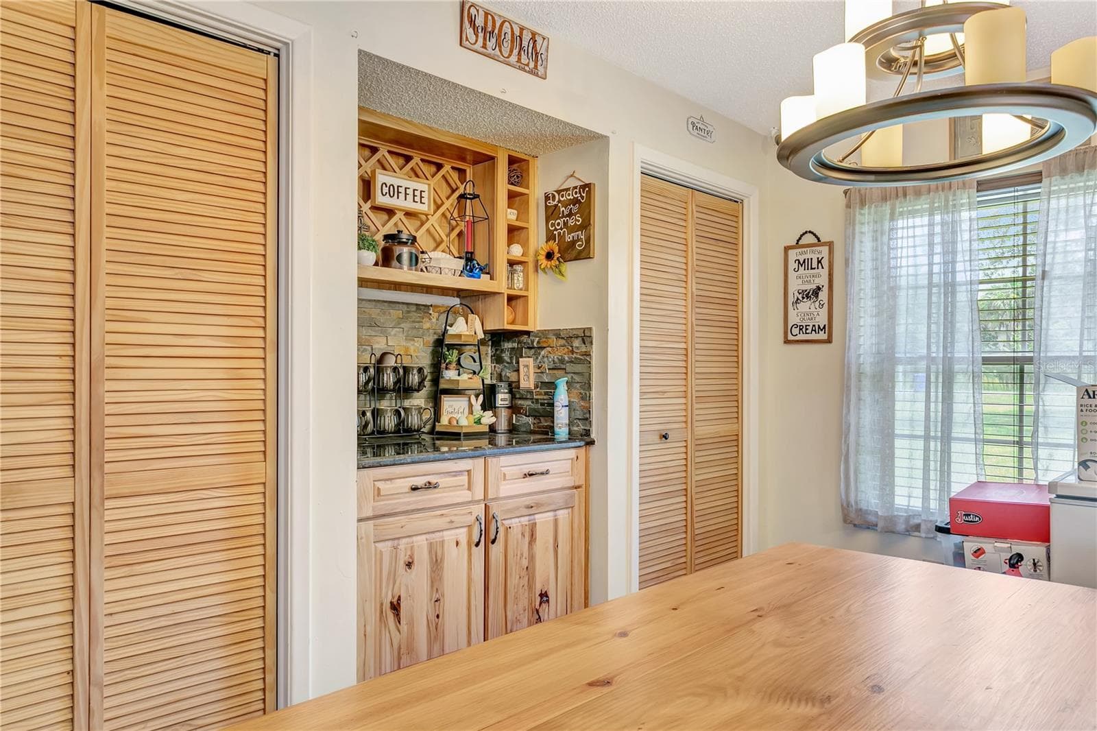 Breakfast bar and storage area - 10710 BILL TUCKER RD, WIMAUMA