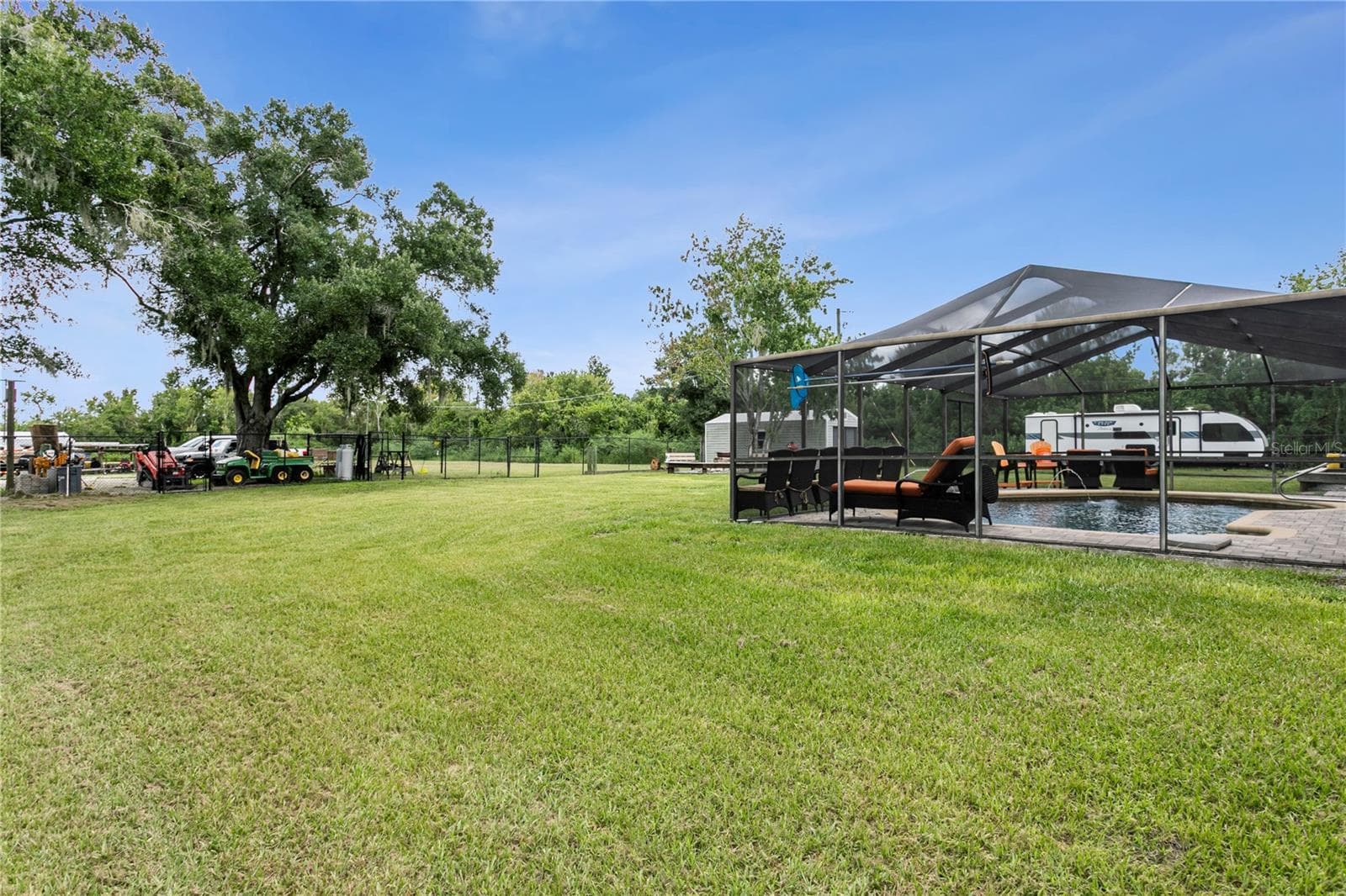 Just part of the huge backyard - 10710 BILL TUCKER RD, WIMAUMA