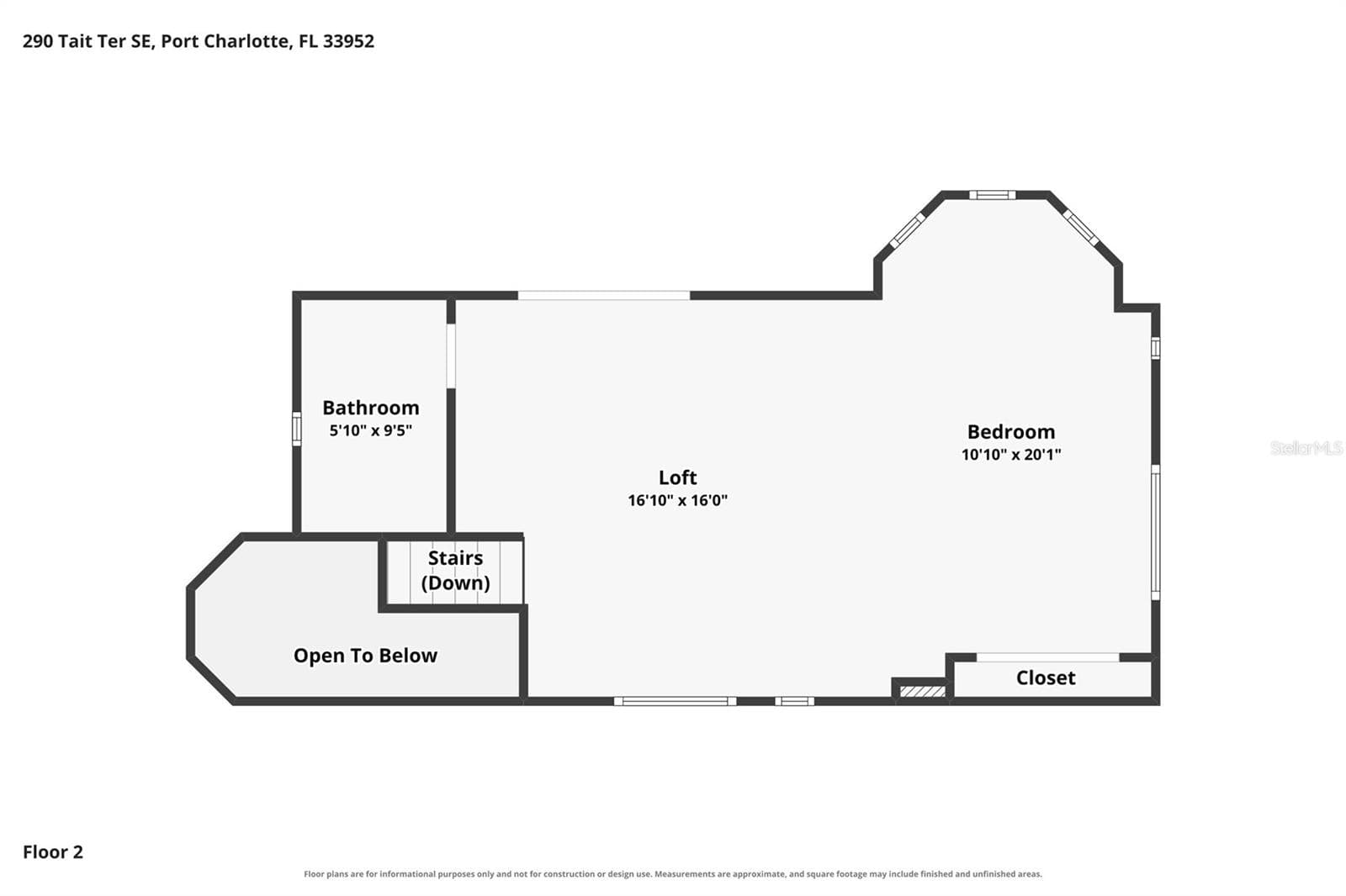 Floor Plan - Level 2 - 290 TAIT TER SE, PORT CHARLOTTE