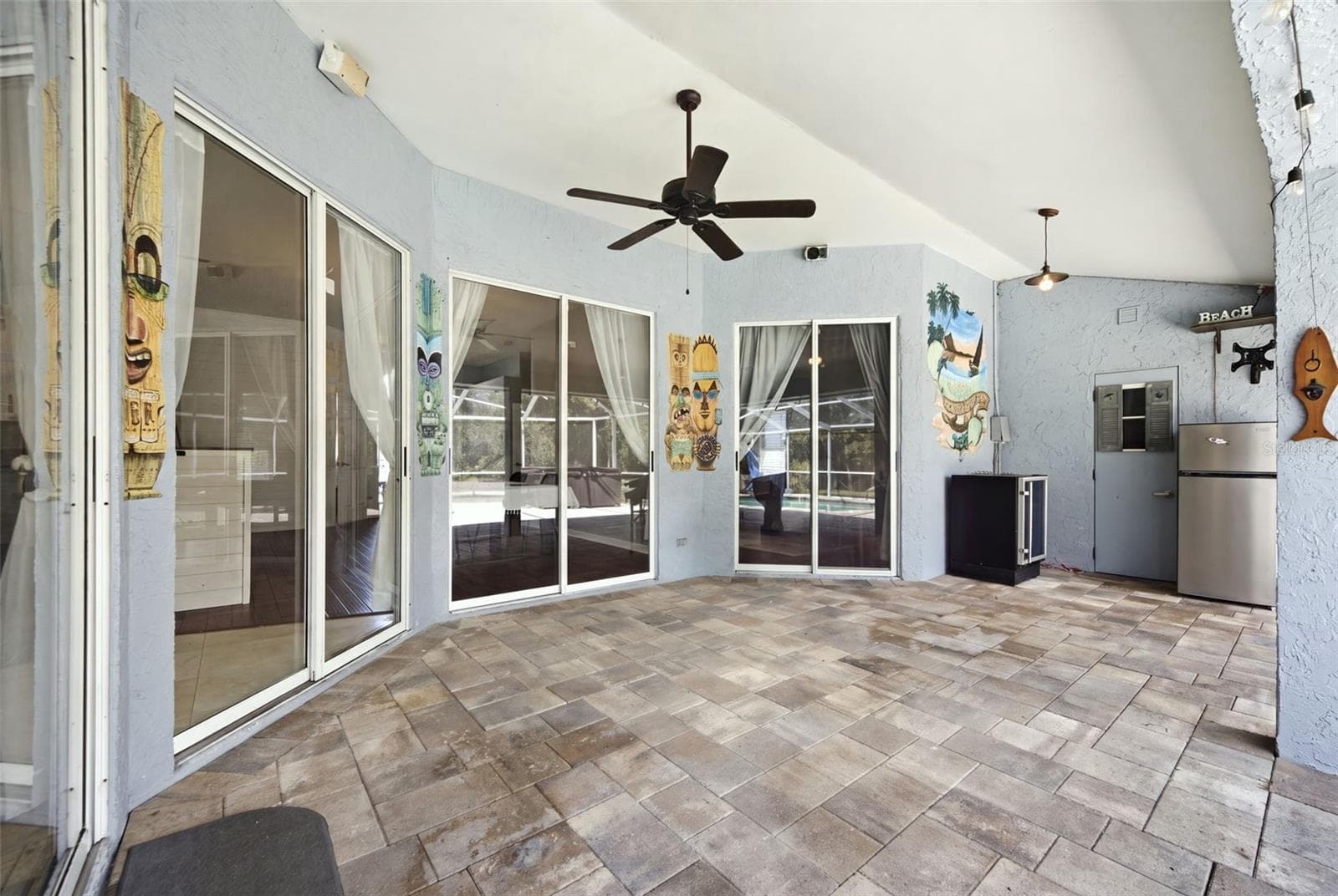 Covered Patio/Outdoor Half Bath - 28707 RALEIGH PL, WESLEY CHAPEL