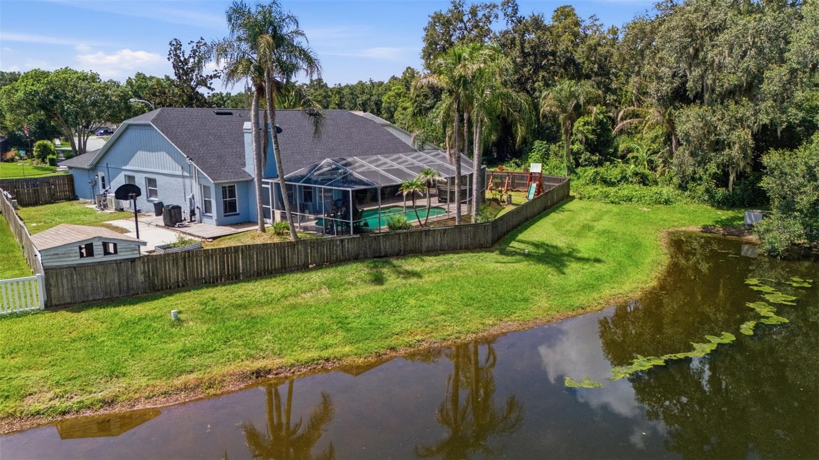 Back Pond - 28707 RALEIGH PL, WESLEY CHAPEL