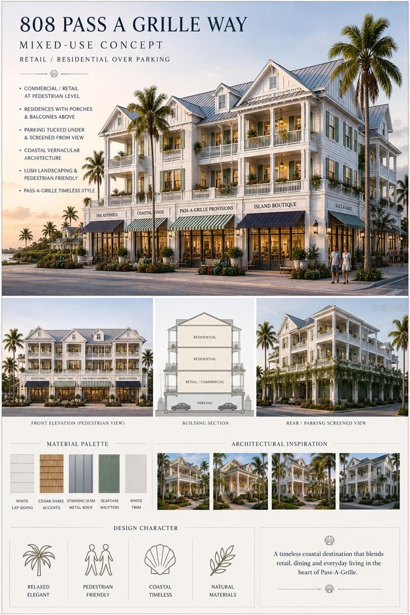 Concept Rendering - 808 PASS A GRILLE WAY, ST PETE BEACH