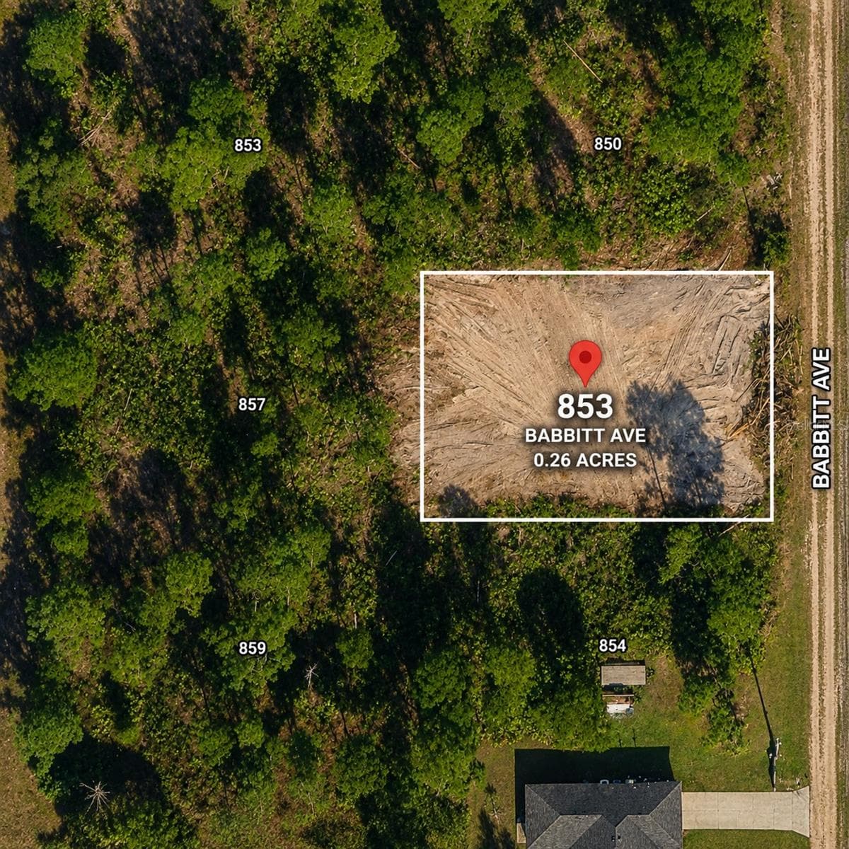 Land at 852 BABBITT AVE, LEHIGH ACRES, photo 4 of 4