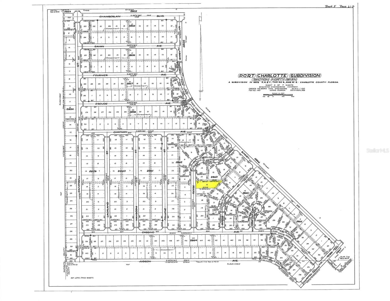 Plat Map - 482 REESE ST, PORT CHARLOTTE