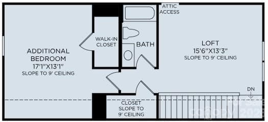 Second floor - Floorplan - 2250 Whitebark Drive, Indian Land